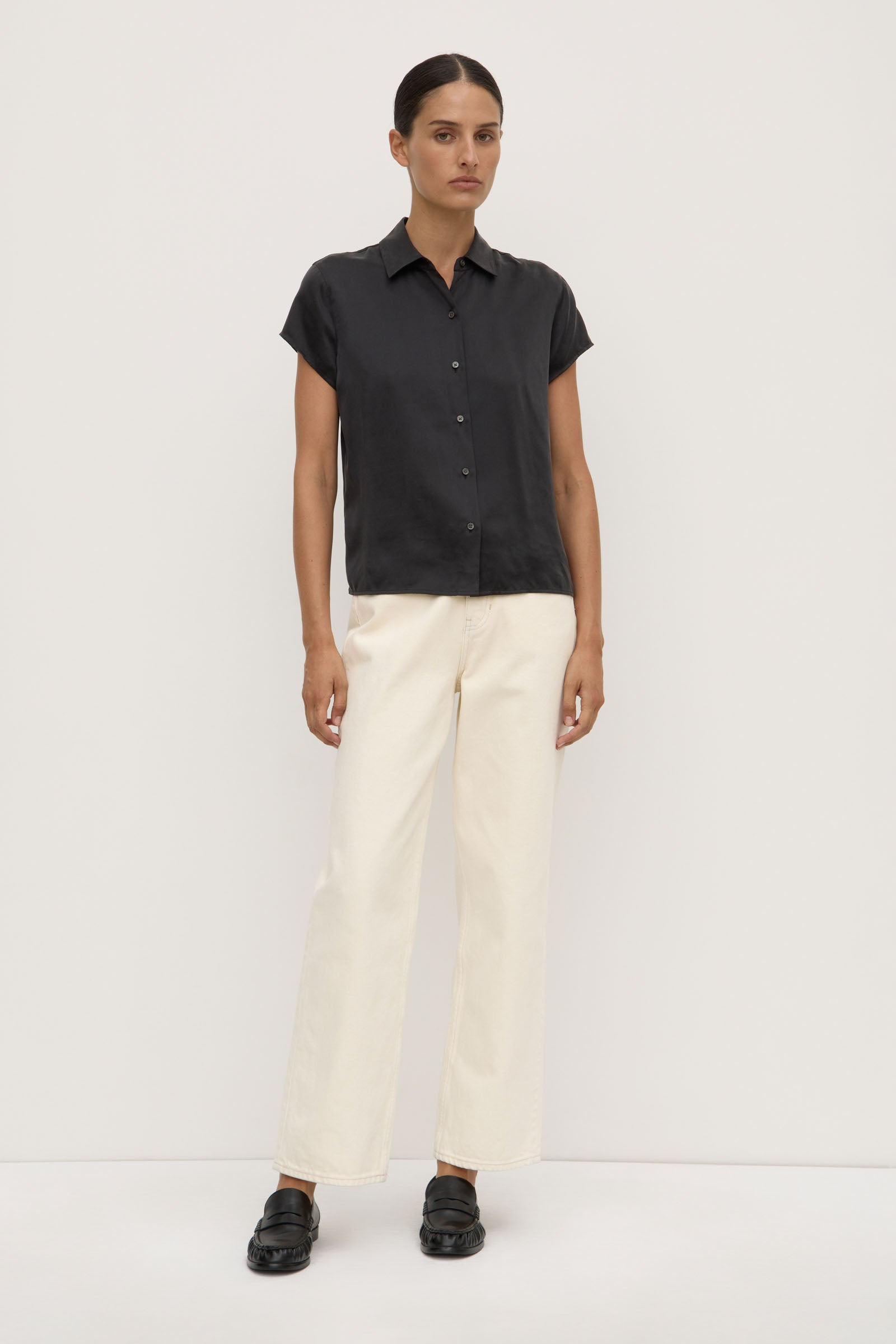 Karri Silk Short Sleeve Shirt