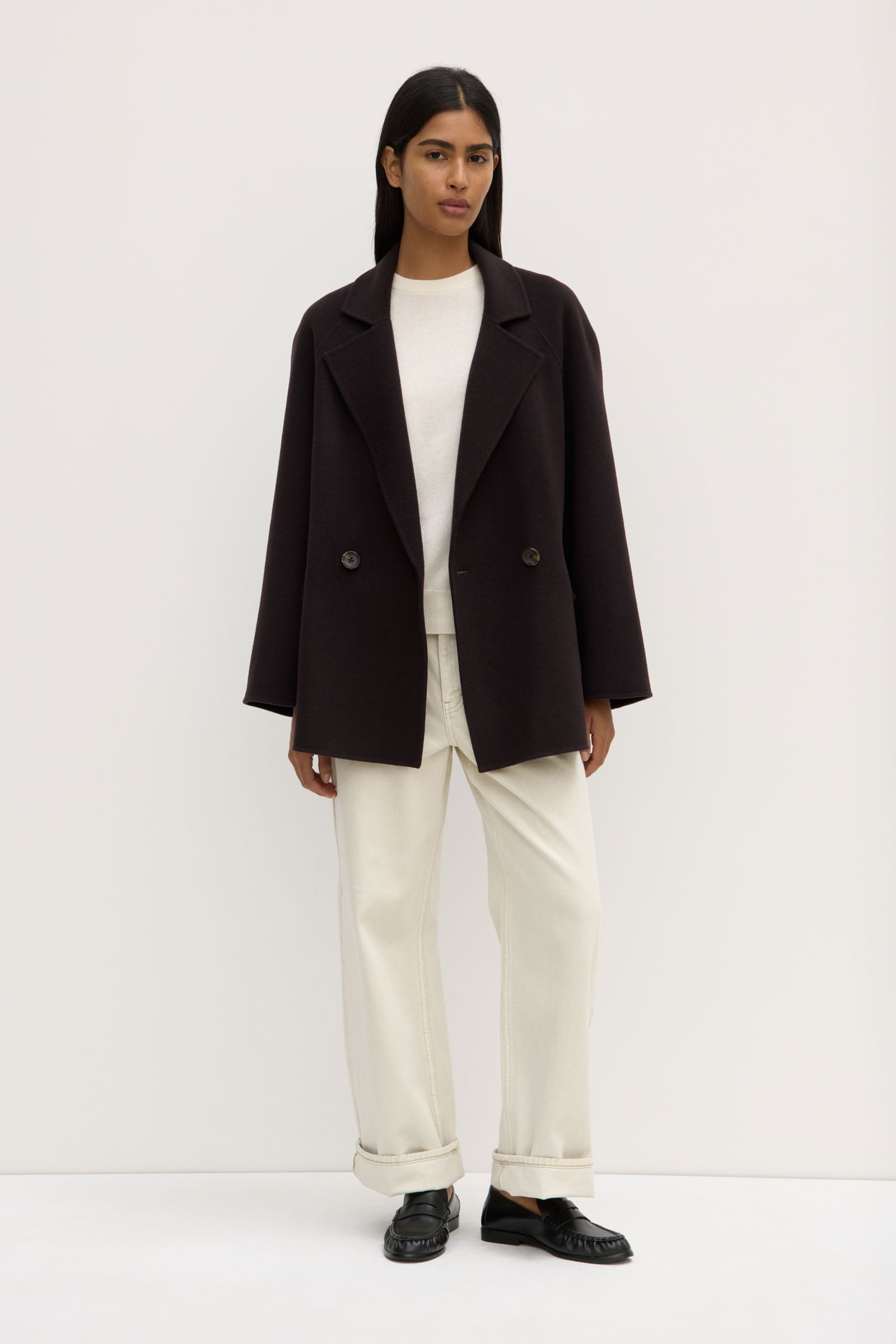 Katya Double Breasted Wool Coat