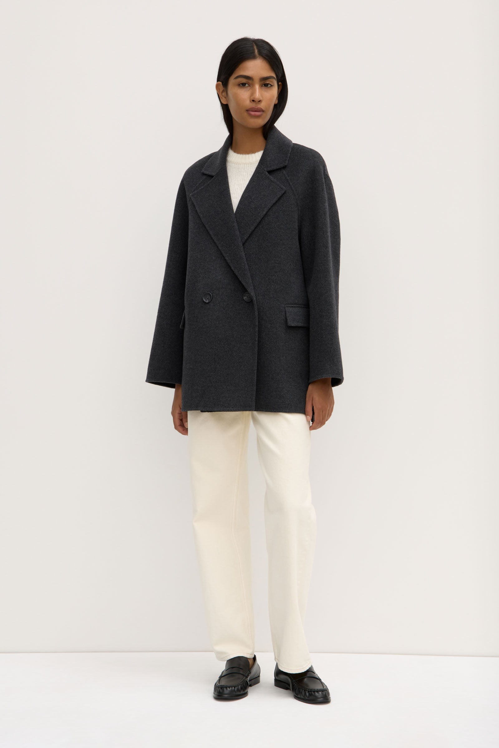 Katya Double Breasted Wool Coat