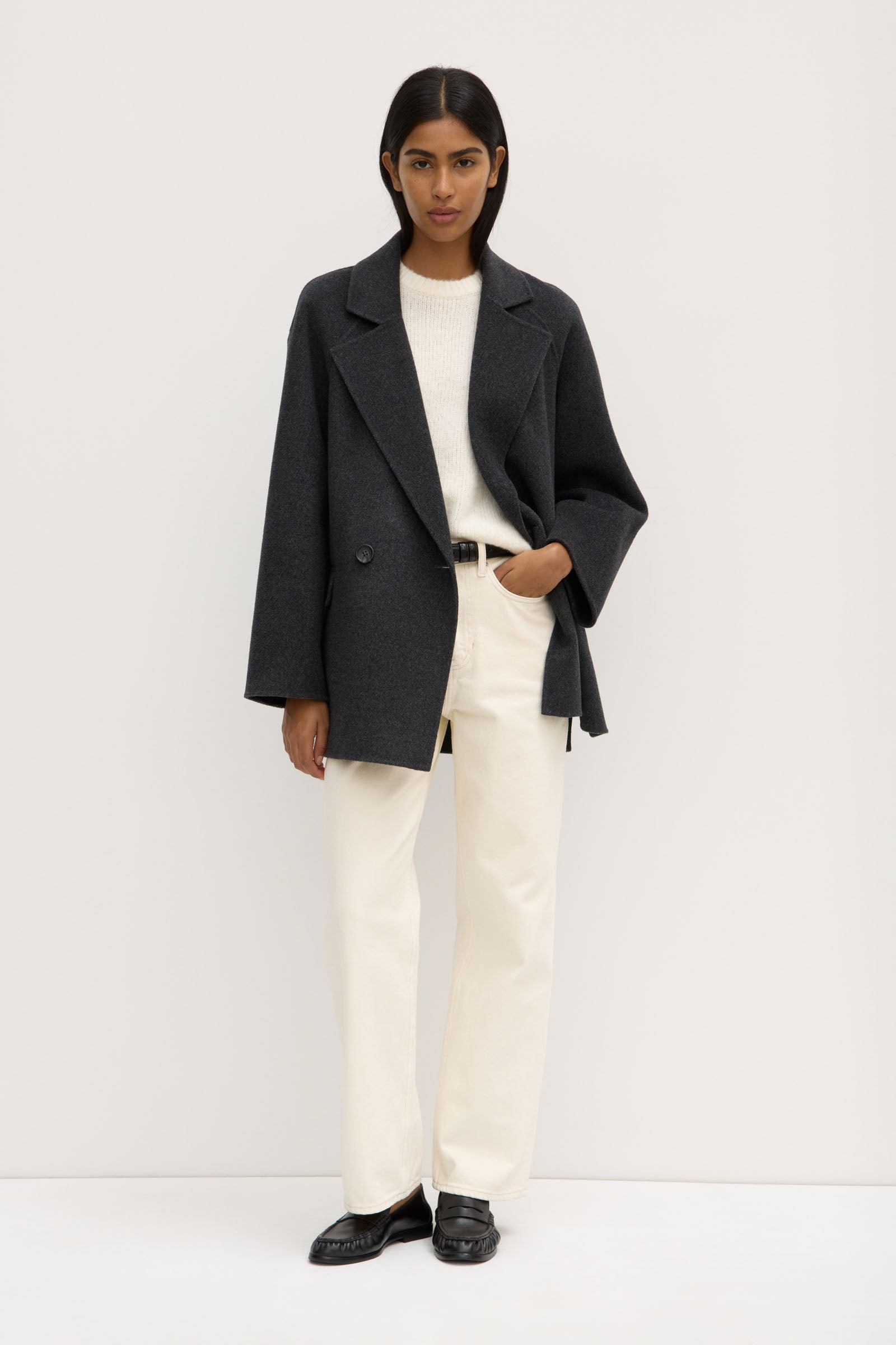 Katya Double Breasted Wool Coat