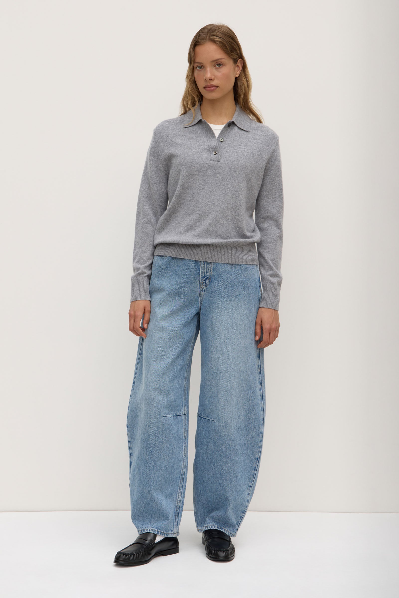 Lara Cashmere Knit Polo