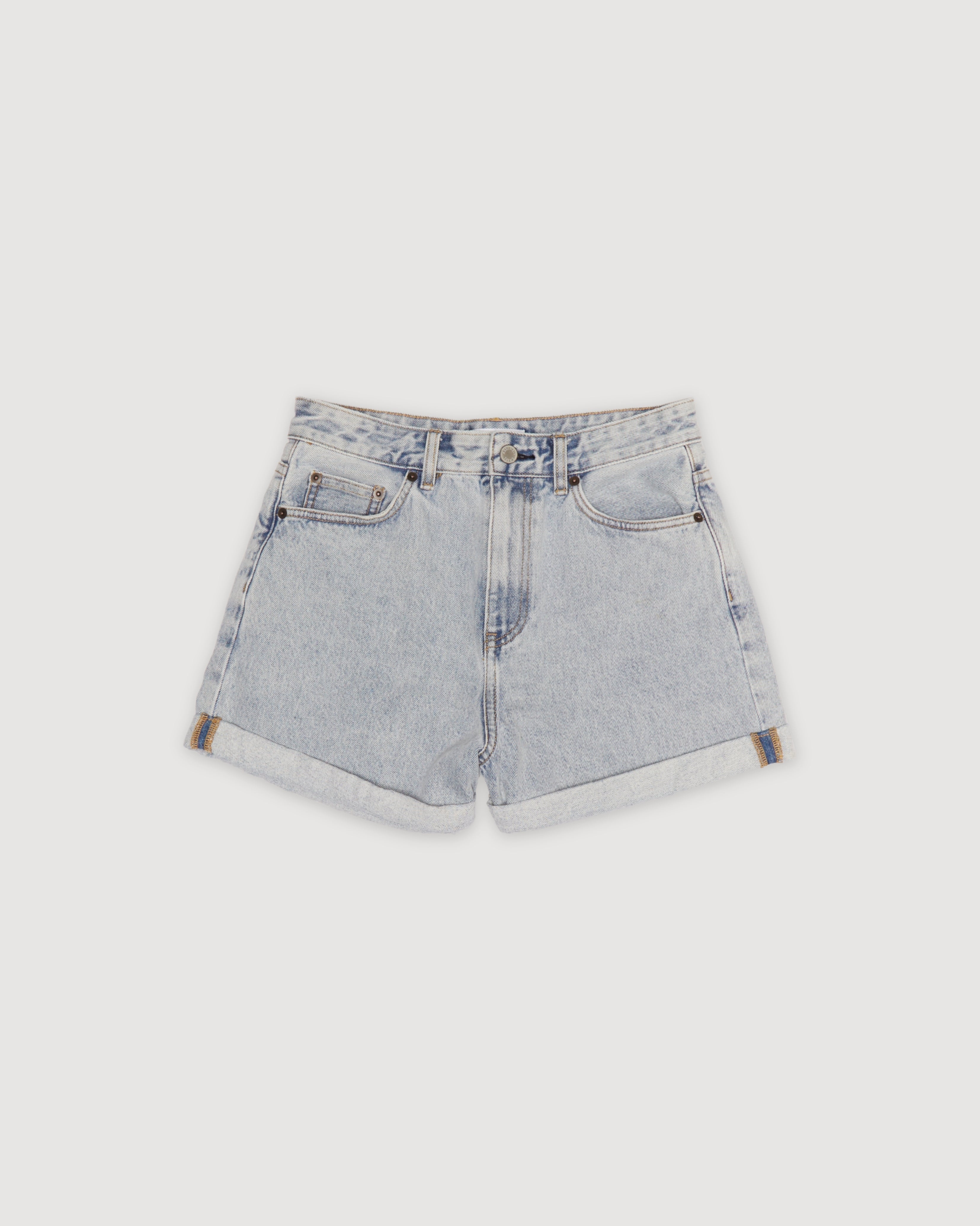 Re-Worn Cotton Denim Vintage Short