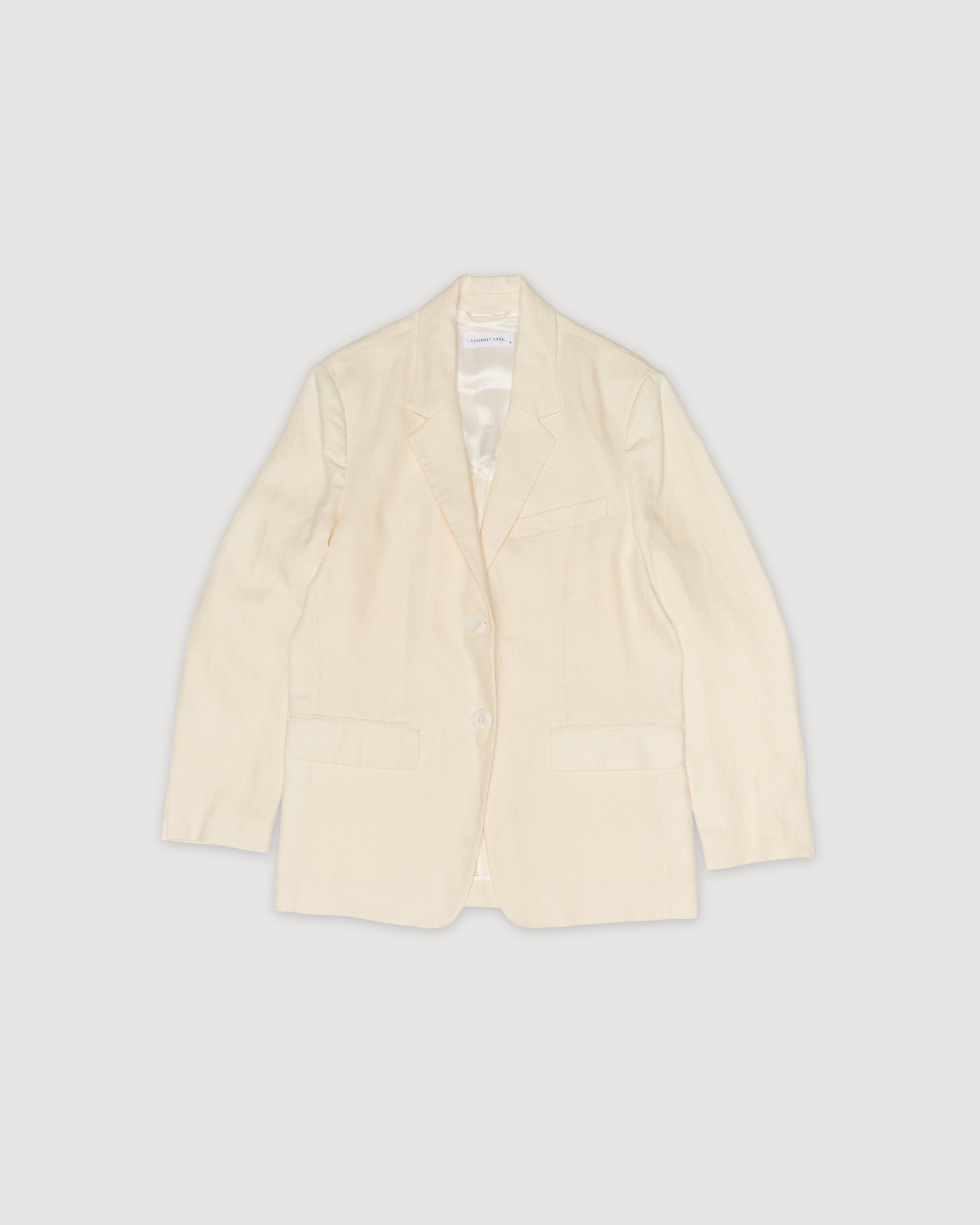 Re-Worn Linen Textured Jacket