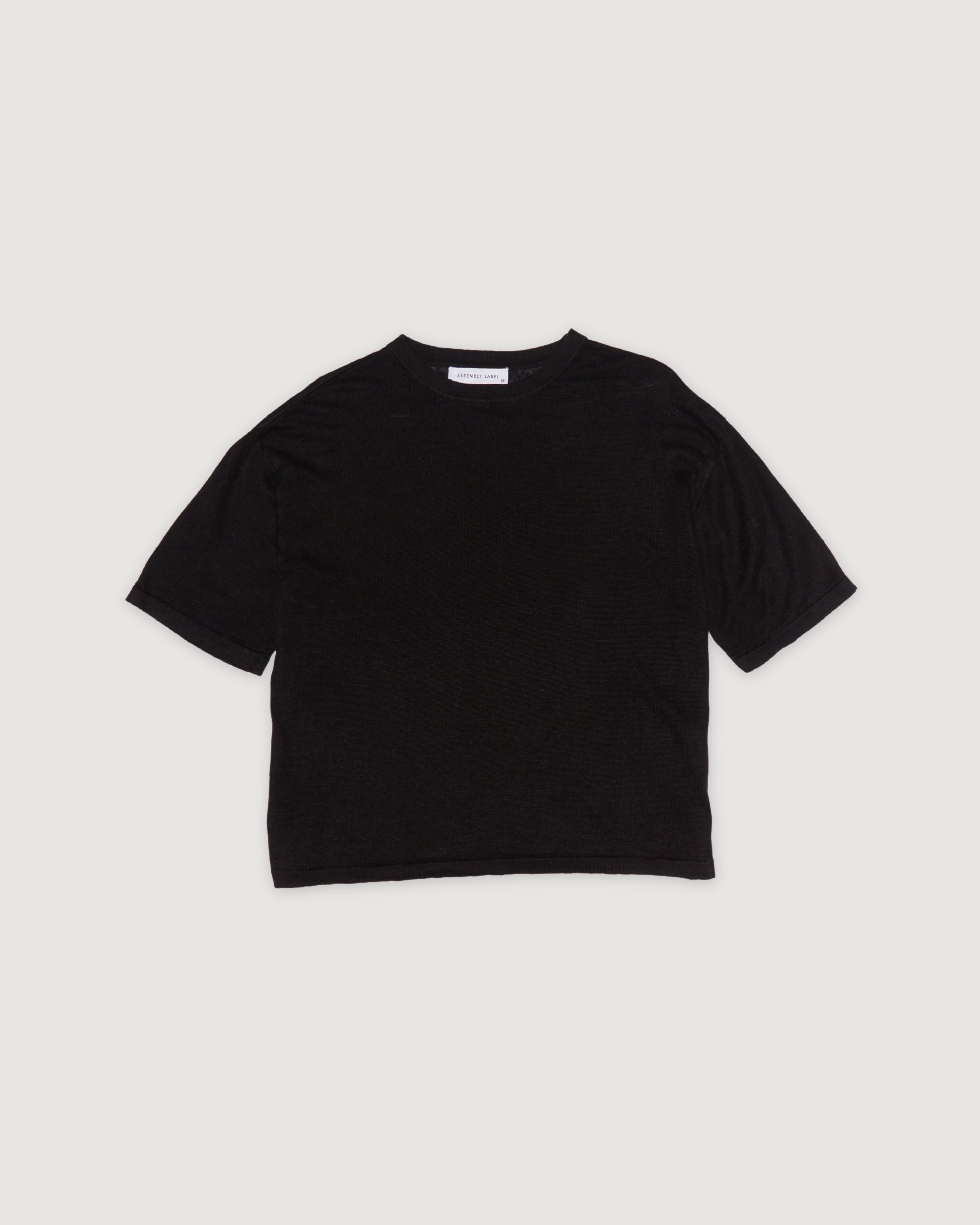 Re-Worn Mens Linen Textured Tee