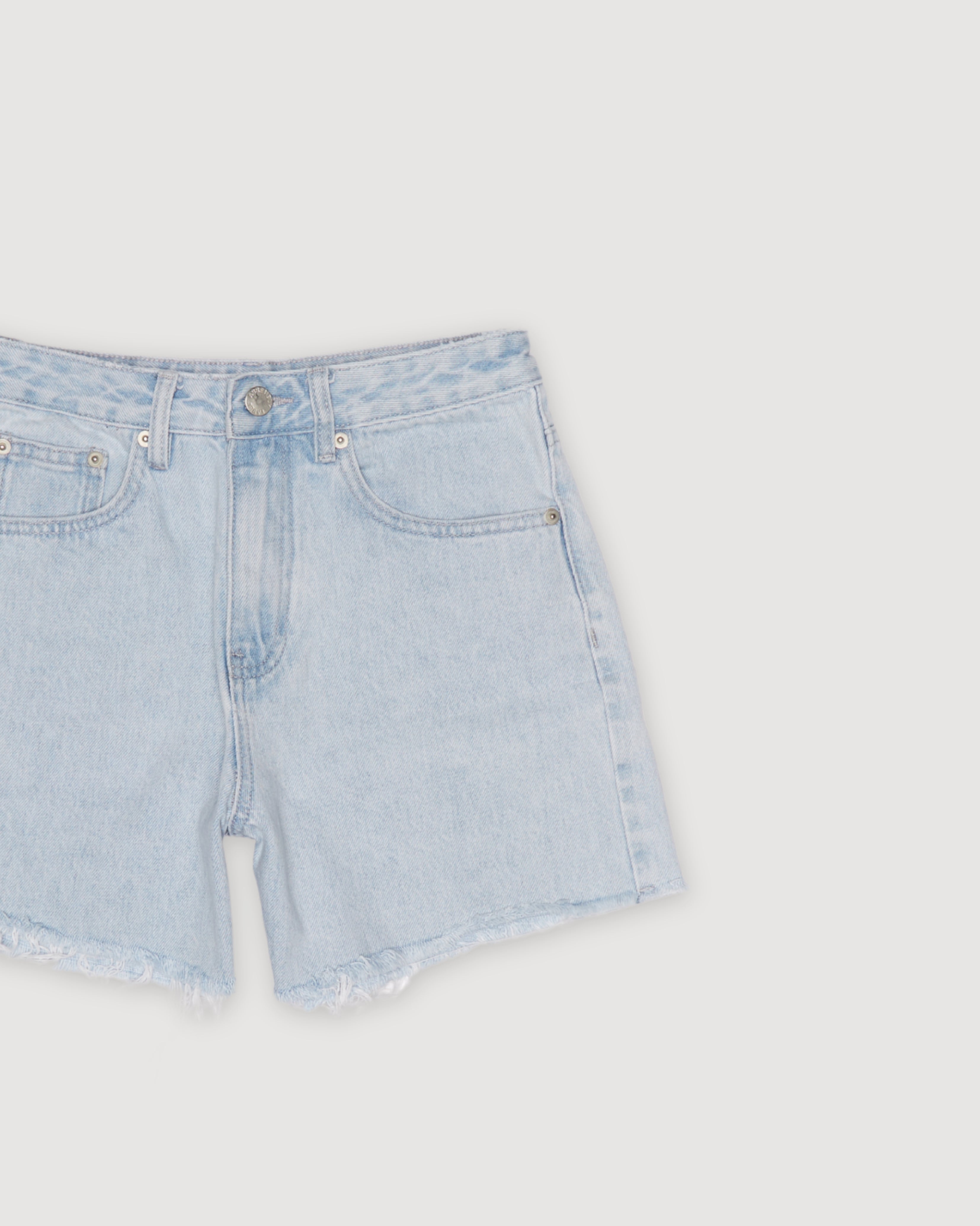 Re-Worn Womens Cotton Denim Vintage Short