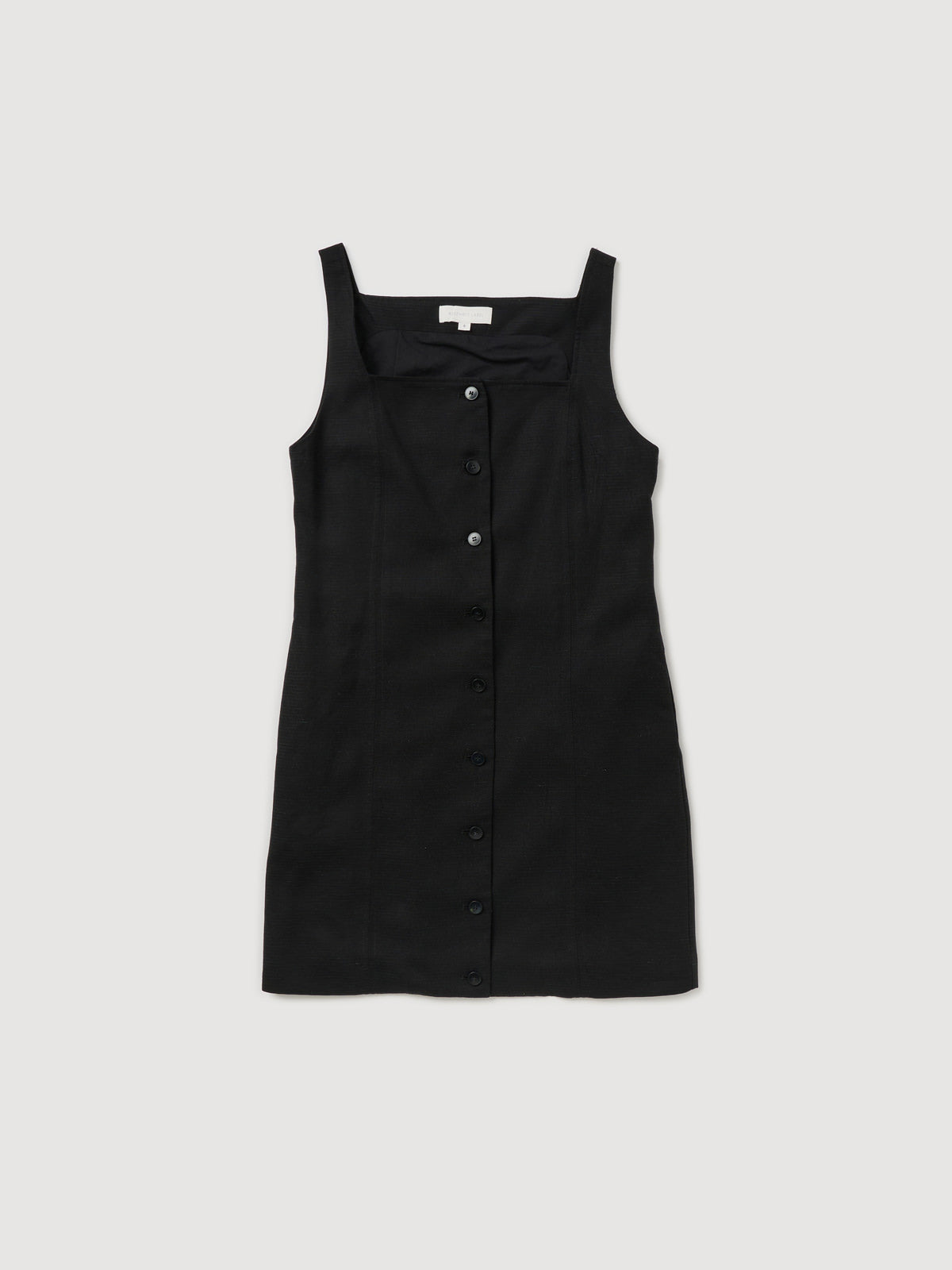 Re-Worn Womens Linen Blend Textured Tank Dress