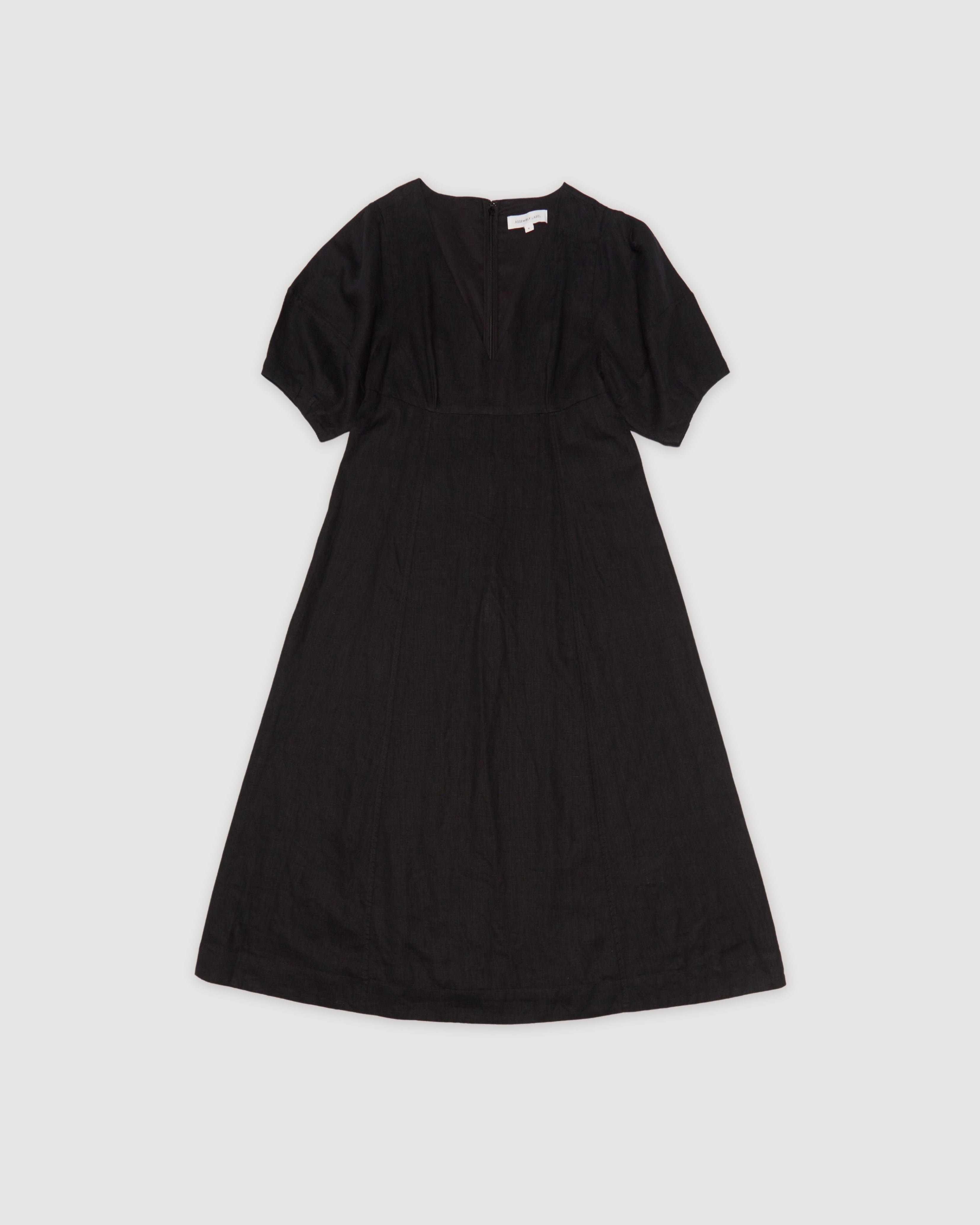 Re-Worn Womens Linen Dress