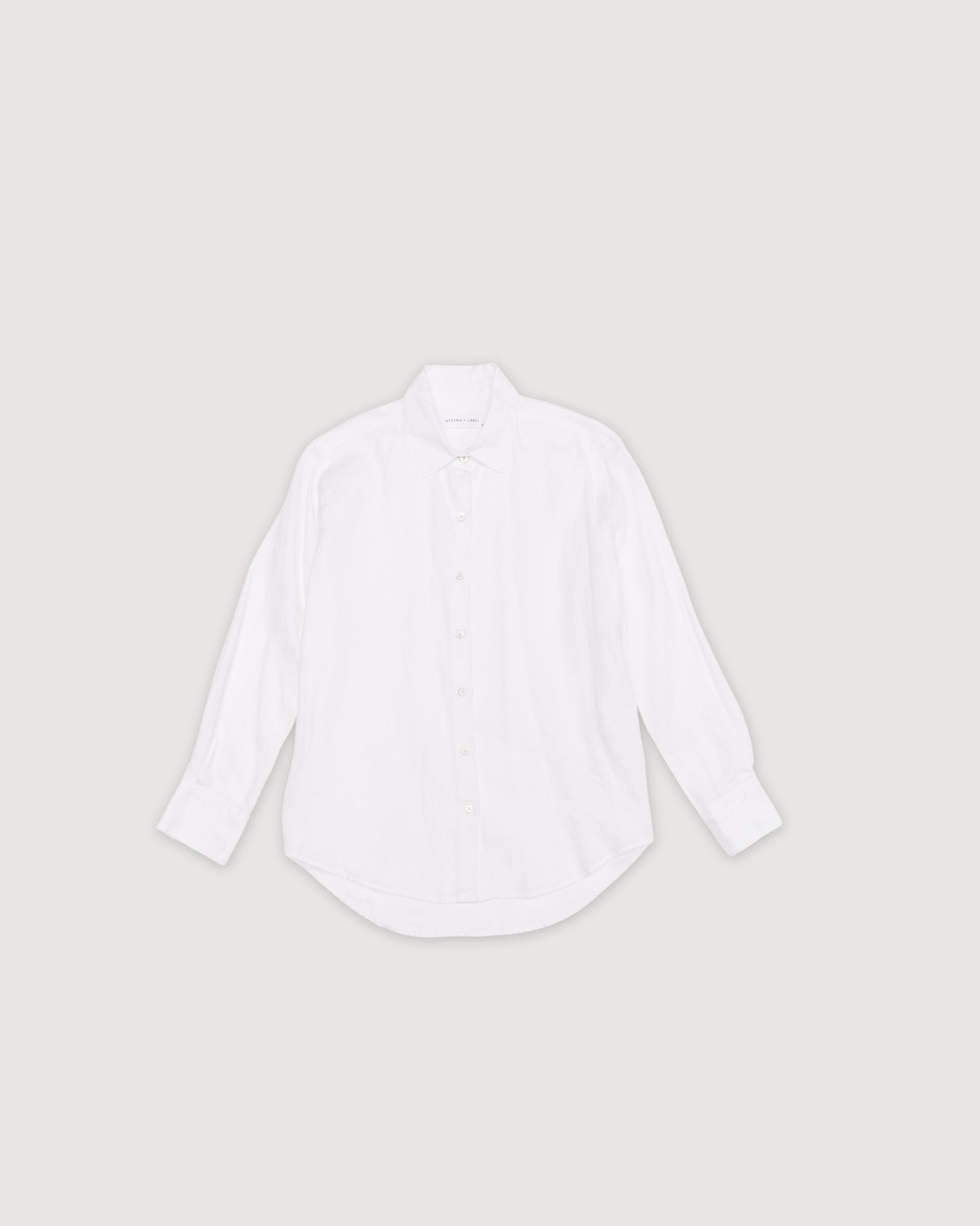 Re-Worn Womens Linen Long Sleeve Shirt