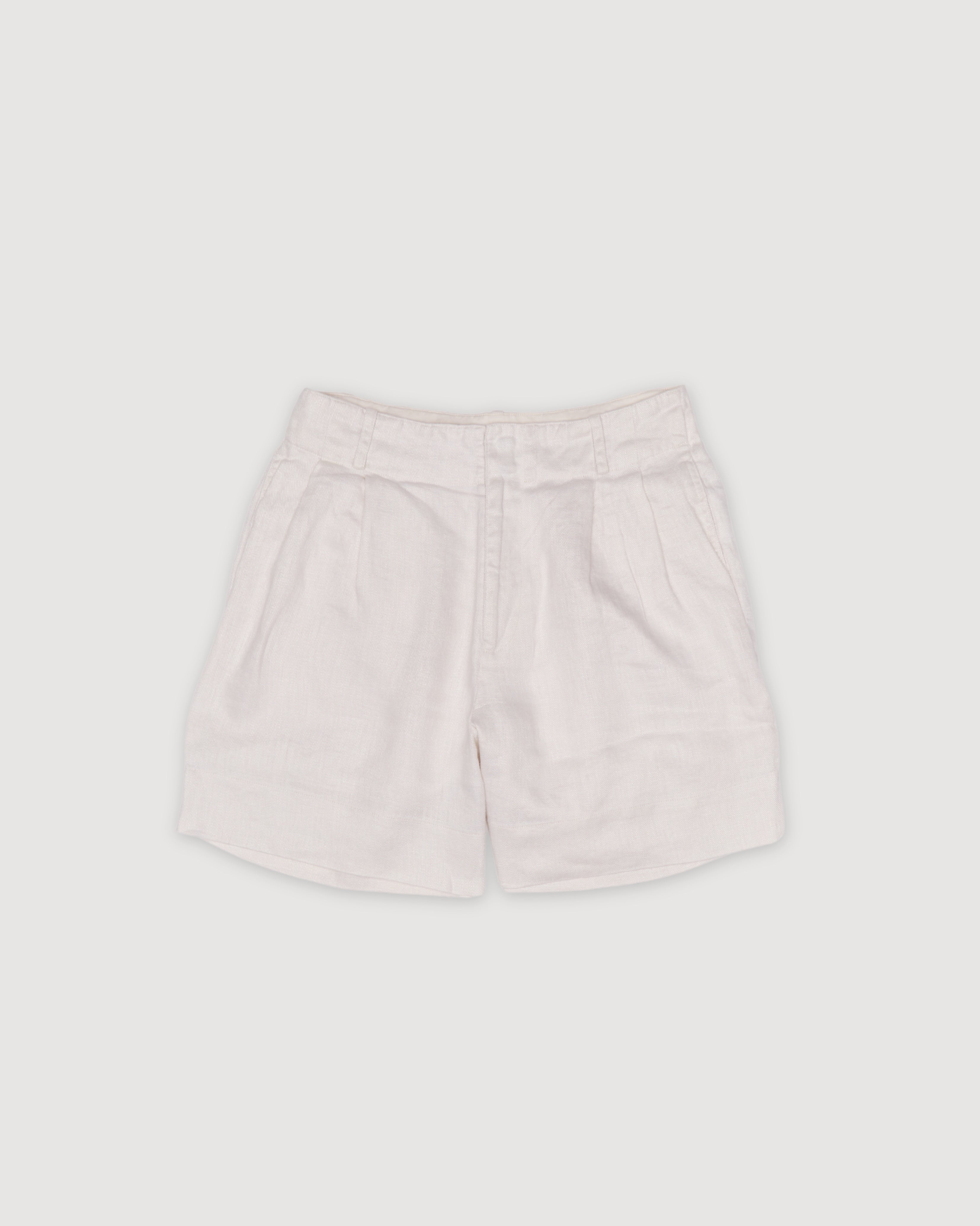 Re-Worn Womens Linen Relaxed Short