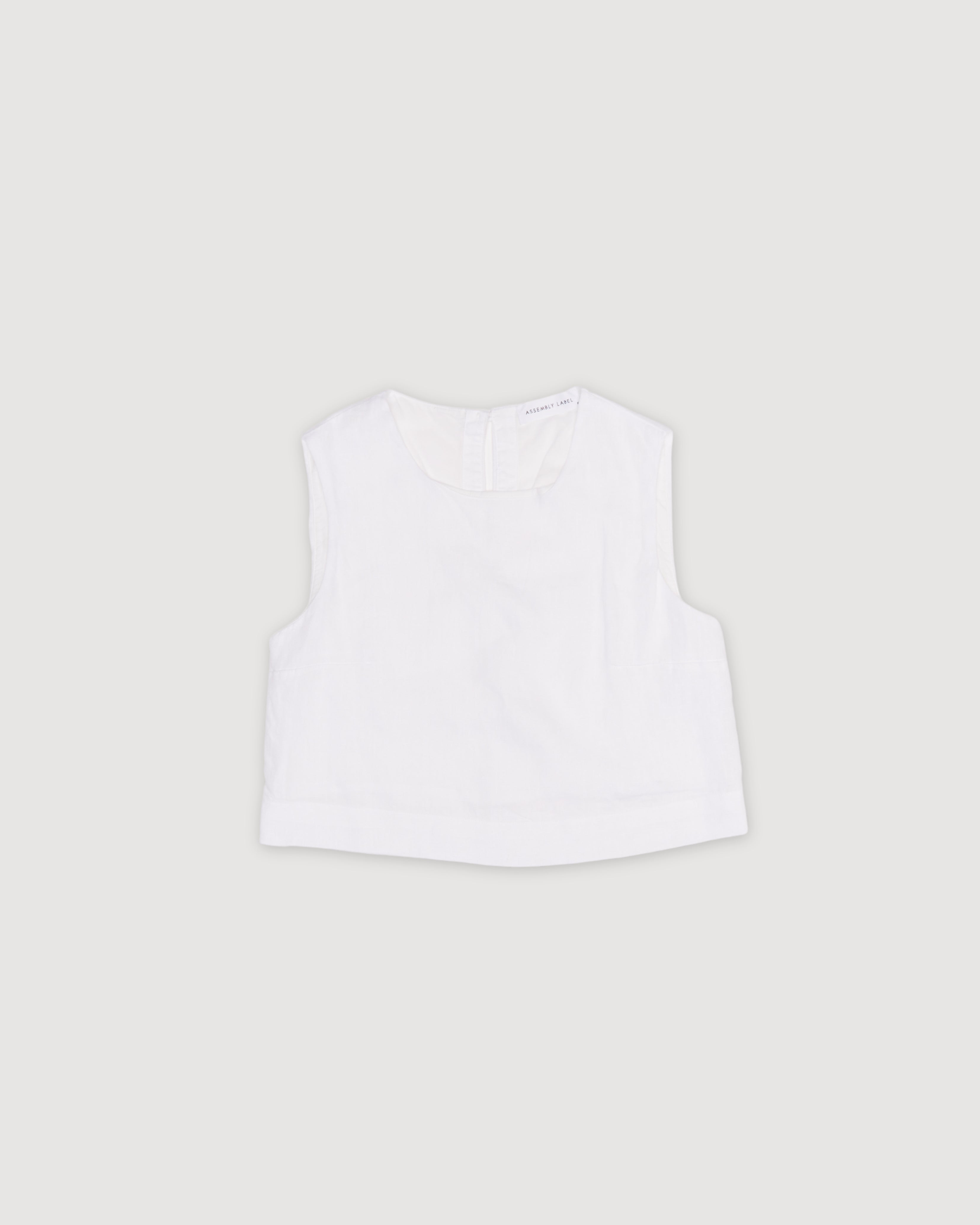 Re-Worn Womens Linen Textured Top