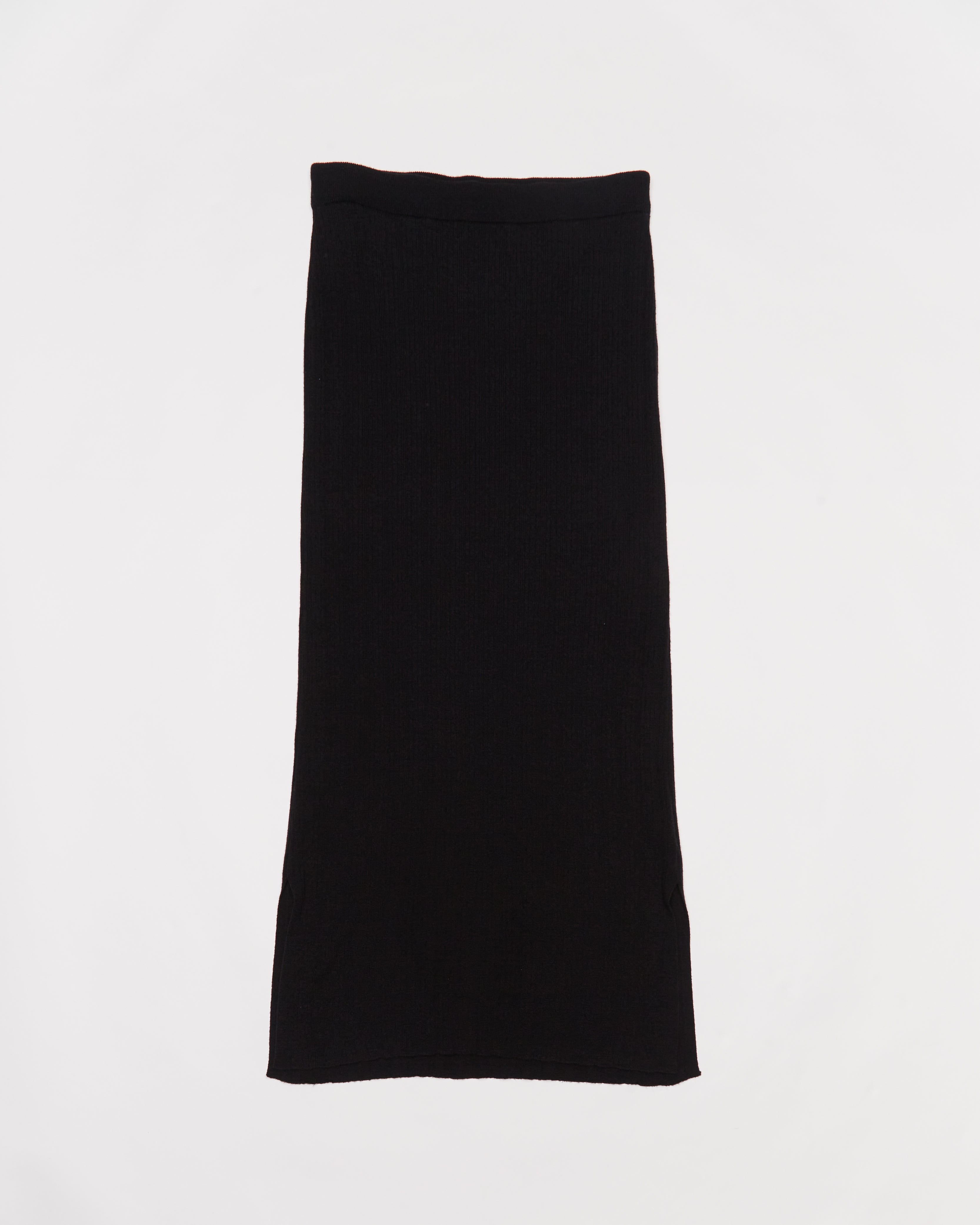 Re-Worn Womens Wool Blend Textured Skirt