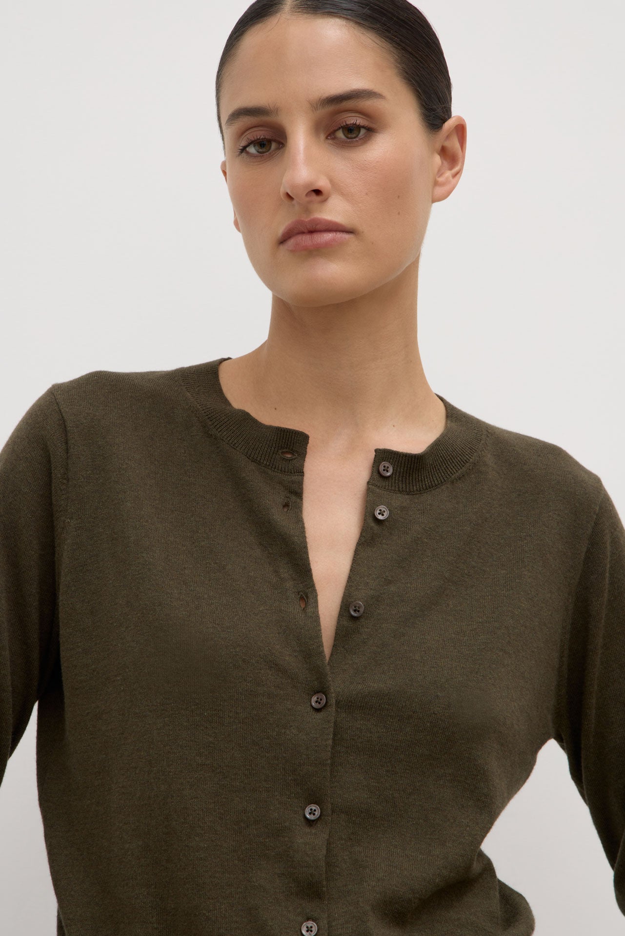 Semra Cotton Cashmere Cardigan