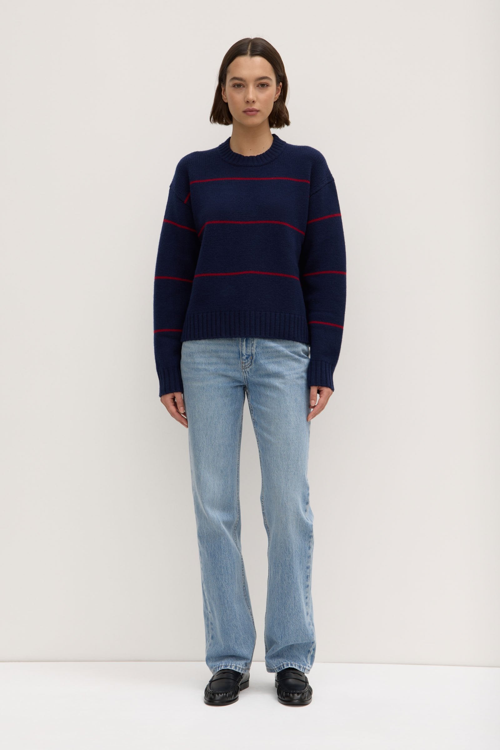 Beau Stripe Merino Wool Knit